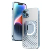 R-JUST SJ55 Mobilskal till iPhone 14 TPU+PC+Metal Stöttålig Blå