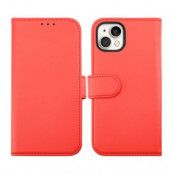 RV iPhone 14 Plånboksfodral med Magnet - Röd