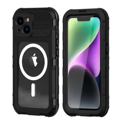 SHELLBOX M Series Fodral för iPhone 14 - Vattentålig Svart