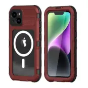 SHELLBOX M Series Fodral till iPhone 14 IP68 Vattentät Röd