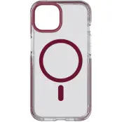 Tech21 Evo Crystal MagSafe (iPhone 14) - Vinröd