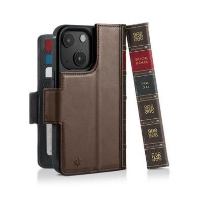 Twelve South iPhone 14 Plånboksfodral Magsafe Äkta Läder - Brun