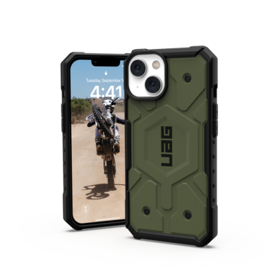 UAG iPhone 14 Mobilskal Pathfinder Magsafe - Olive