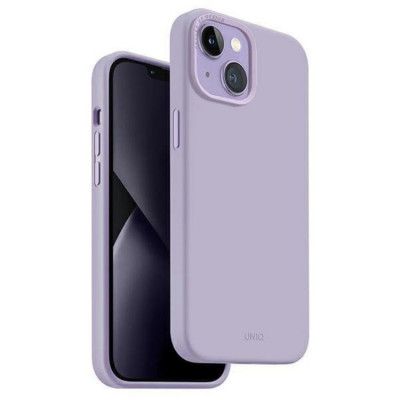 Uniq iPhone 14 Mobiskal Lino - Lilac