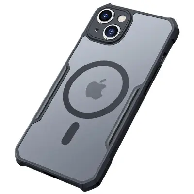 XUNDD iPhone 14 Skal MagSafe, Akryl + TPU, Kameraskydd Svart