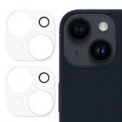 [2-PACK] iPhone 15 Plus/iPhone 15 Kameralinsskydd i Härdat glas - Clear