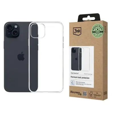 3MK iPhone 15 Plus Mobilskal Eco - Clear
