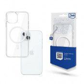 3MK iPhone 15 Plus Mobilskal Magsafe - Transparent