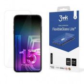 3MK iPhone 15 Plus Skärmskydd i Härdat glas FlexibleGlass Lite