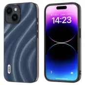 ABEEL Milky Way iPhone 15 Plus Fodral KonstLäder Blå