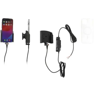 Brodit Aktiv hållare för fast installation + Mobilskal 727395 (iPhone 15 Plus)