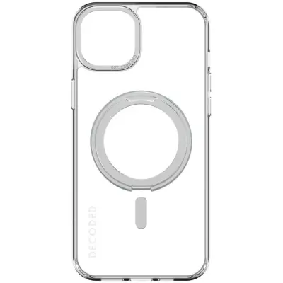 Decoded Recycled Plastic Loop Stand Back Cover (iPhone 15 Plus) - Transparent