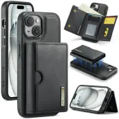 DG.MING M6 Series Mobilskal till iPhone 15 Plus Magnetiskt Svart