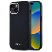 DKNY iPhone 15 Plus Mobilskal MagSafe Plain Logo - Svart