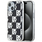 DKNY iPhone 15/14 Plus Mobilskal IML Checkered Mono Pattern