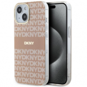 DKNY iPhone 15/14 Plus Mobilskal Magsafe IML Mono & Stripe - Rosa