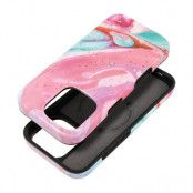 Forcell iPhone 16 Plus Mobilskal MagSafe Mirage - Rosa Marble