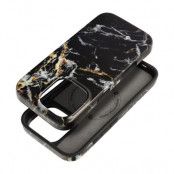 Forcell iPhone 16 Plus Mobilskal MagSafe Mirage - Svart Marble