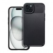 iPhone 15 Plus Mobilskal Carbon Premium - Svart