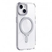 iPhone 15 Plus Mobilskal Magsafe Kickstand - Clear