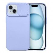 iPhone 15 Plus Mobilskal Slide - Lavender