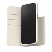 Moshi iPhone 15 Plus Plånboksfodral Magsafe - Äggtoddy Vit