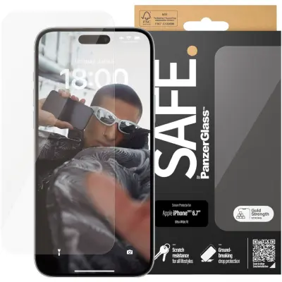 PanzerGlass Safe Screen Protector (iPhone 15 Plus)