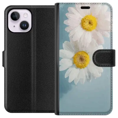 Plånboksfodral till Apple iPhone 15 Plus med Sommarblommor