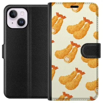 Plånboksfodral till Apple iPhone 15 Plus med Räkor