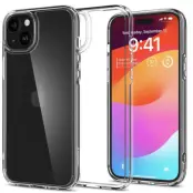 Spigen Ultra Hybrid (iPhone 15 Plus) - Transparent/svart