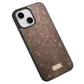 SULADA iPhone 15 Plus Back Cover, PU Läder, Glitter, Flera Färger