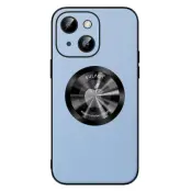 SULADA Mobilskal till iPhone 15 Plus i PU Läder och TPU - Blå