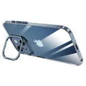 SULADA Mobilskal till iPhone 15 Plus Kamera Kickstand TPU+PC Klar Blå