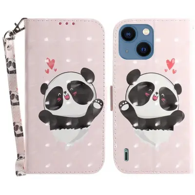 Trolsk Cute Panda Wallet (iPhone 15 Plus)