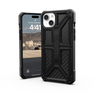 UAG iPhone 15 Plus Mobilskal Monarch - Carbon Svart