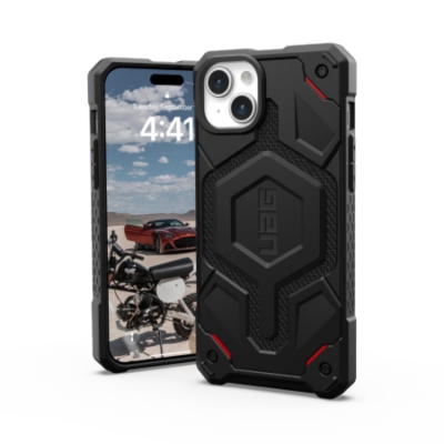 UAG iPhone 15 Plus Mobilskal Monarch - Kevlar Svart