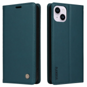 YIKATU iPhone 15 Plus Plånboksfodral - Grön