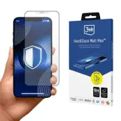 3MK iPhone 15 Pro Härdat glas Skärmskydd Matt Max