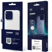 3MK iPhone 15 Pro Max Mobilskal MagSafe Hardy - Silver