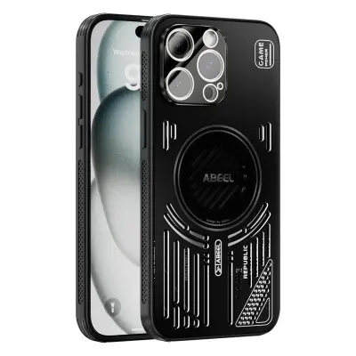 ABEEL iPhone 15 Pro Max Skal Aluminium + PC + TPU - Svart
