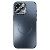 ABEEL iPhone 15 Pro Max Skal Magnetisk TPU PC Kyl Matte Blå