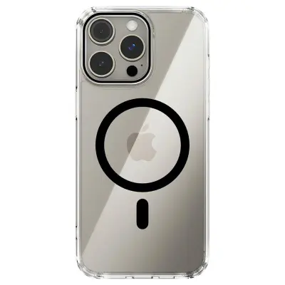 ABEEL iPhone 15 Pro Max Mobilskal MagSafe Anti Scratch Svart