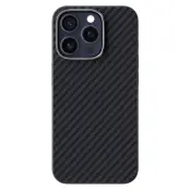 ABEEL iPhone 15 Pro Max Skal MagSafe Kolfiber Svart