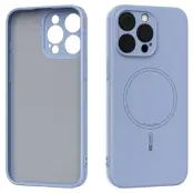 ABEEL iPhone 15 Pro Max Skal MagSafe Sky Blue Liquid Silicone
