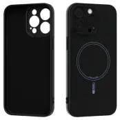 ABEEL iPhone 15 Pro Max Skal MagSafe Svart Liquid Silicone