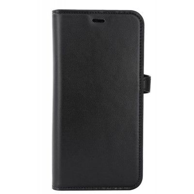 BUFFALO äkta läder iPhone 15 Pro Max Plånboksfodral Magsafe 3 Slots - Svart