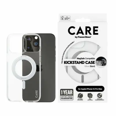 CARE PanzerGlass iPhone 15 Pro Max Mobilskal MagSafe Kickstand