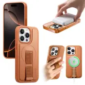 CASENEO iPhone 15 Pro Max Fodral KonstLäder - Brun