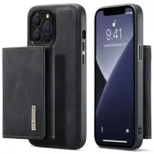 DG.MING M1 Series Mobilskal till iPhone 15 Pro Max med Ställ - Svart