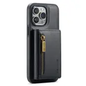 DG.MING M5 Series iPhone 15 Pro Max Plånboksfodral Svart